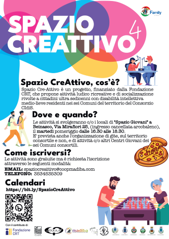 Spazio Creattivo - Evento presentazione progetto 4 aprile 2023