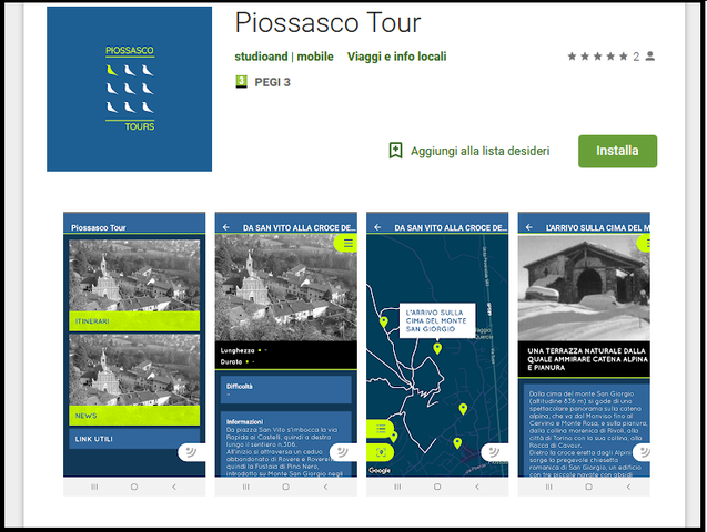 Piossasco Tour: nuova app turistico ambientale